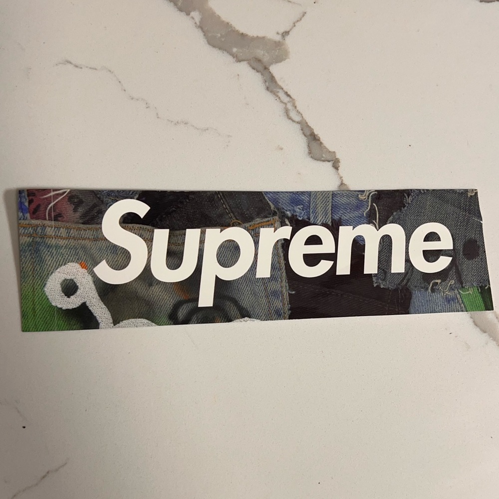 Asspizza Supreme Box Logo Sticker
